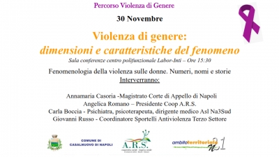 Violenza di genere: dimensioni e caratteristiche del fenomeno