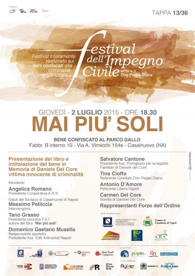 Festival dell&rsquo;Impegno Civile  a Casalnuovo di Napoli (NA)